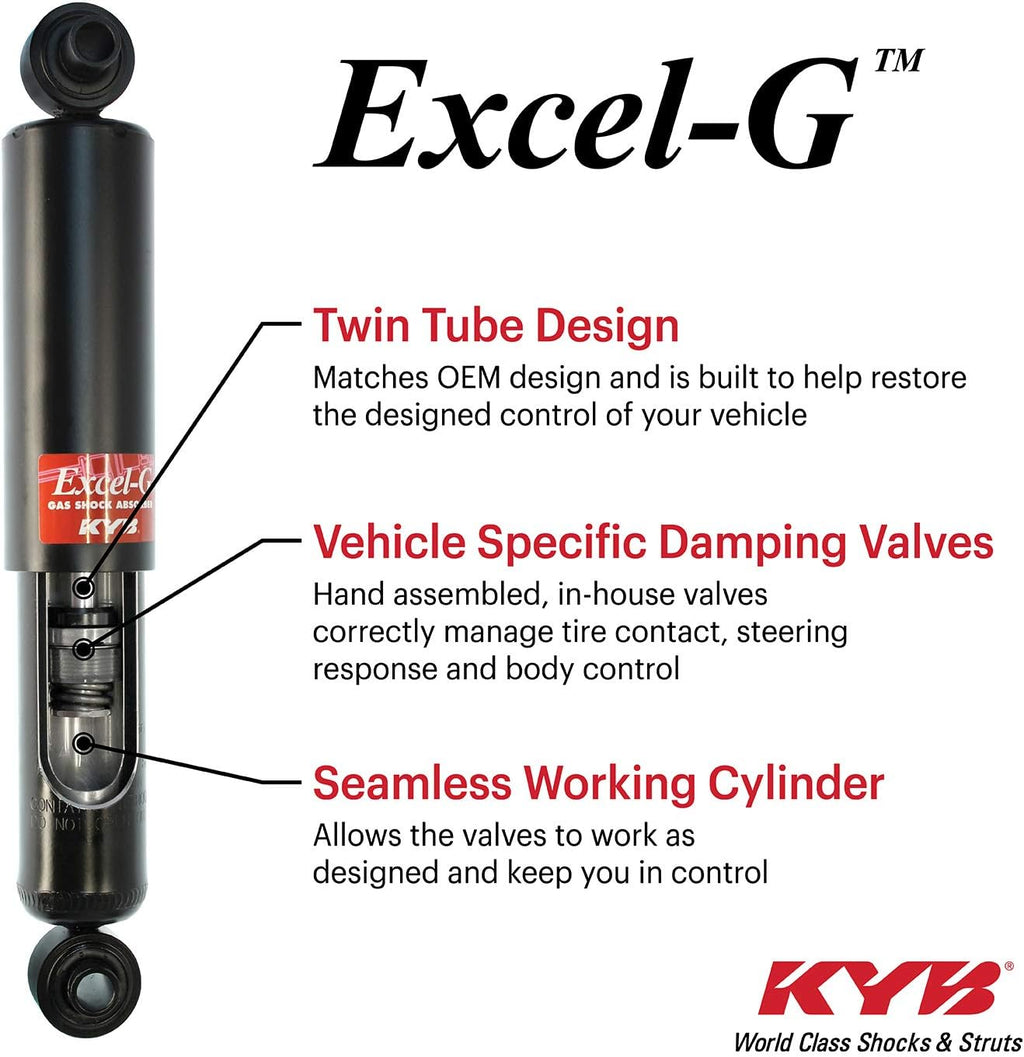 Black Silver Gas Shock F24457
