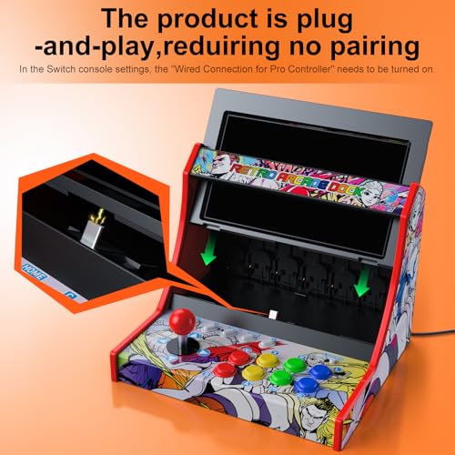 Mini Arcade Cabinet for Nintendo Switch 1/ OLED, Switch 2 H967488
