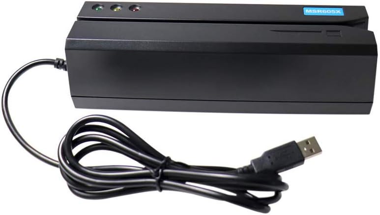 USB Swipe Card Reader Writer 3-Track P400909