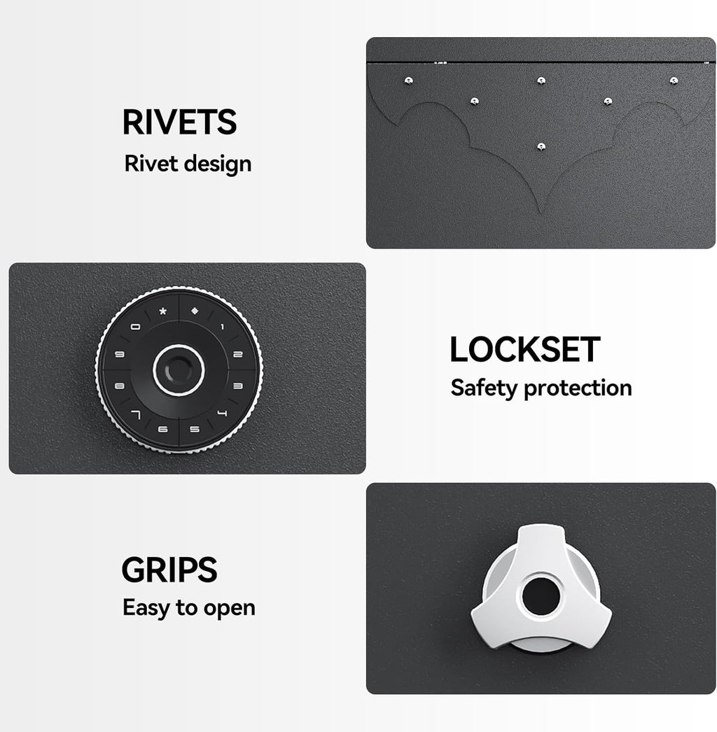 10-12 Gun Safe with Adjustable Pistol Rack F731487