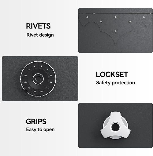 10-12 Gun Safe with Adjustable Pistol Rack F731487