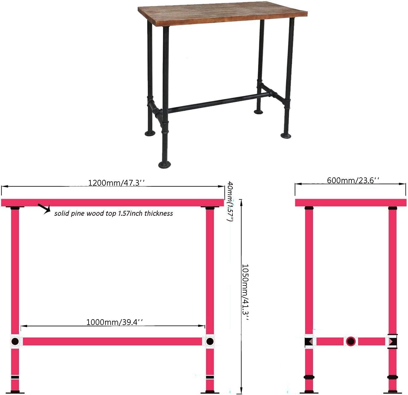 Set of 4 Adjustable Bar Stools and Bar Table S92114