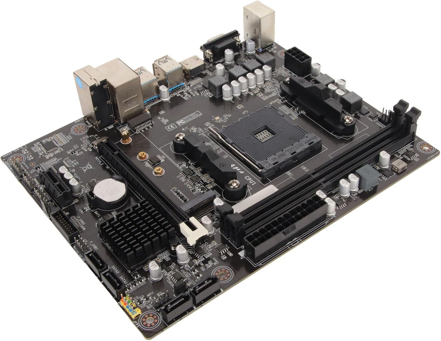 AMD A520 M ATX Motherboard, AM4 M.2 NVME USB3.0 Dual Channel DDR4 Memory PCIe X16 SATA 6Gbs Desktop Motherboard Z980797