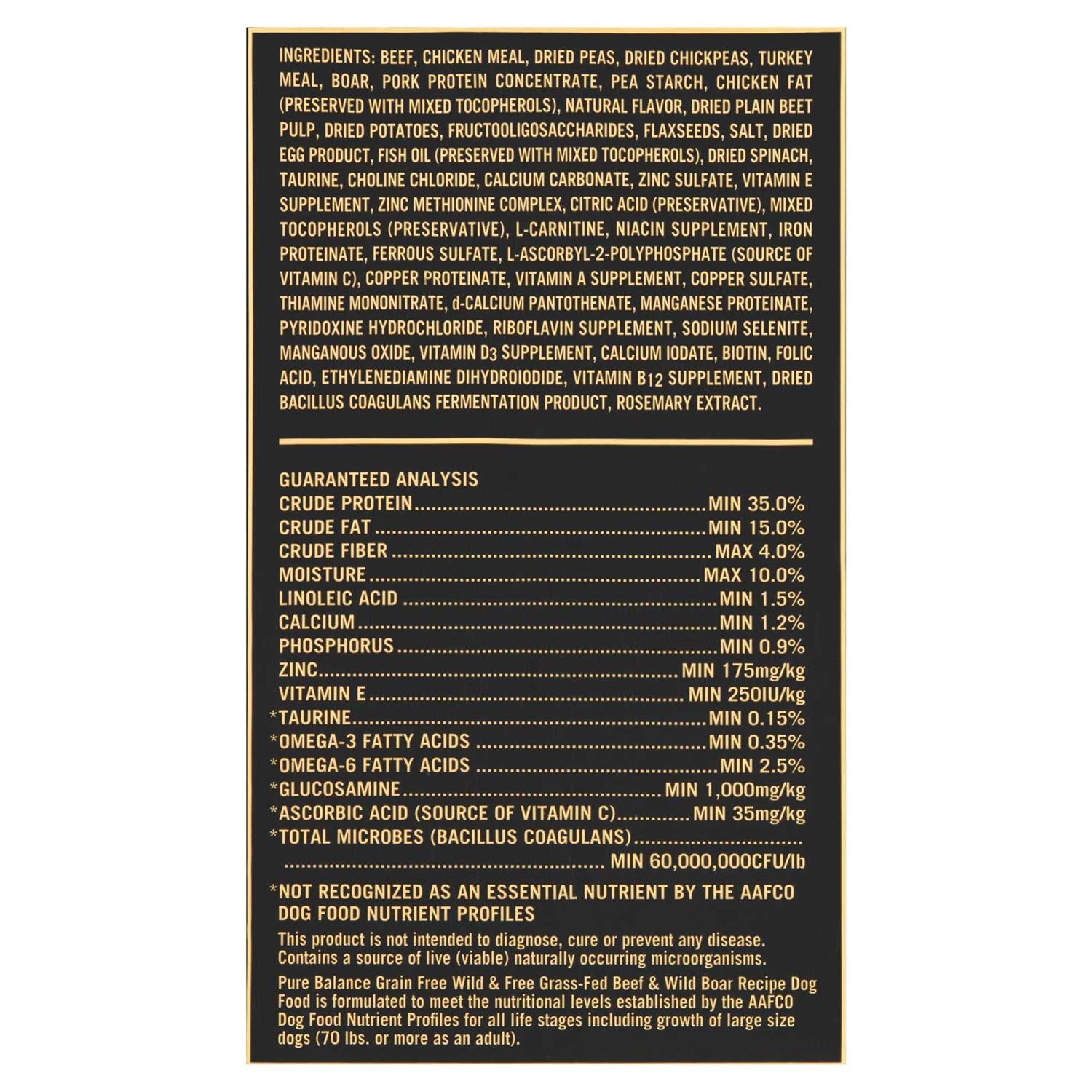 Beef & Wild Boar Recipe Dry Dog Food G15831