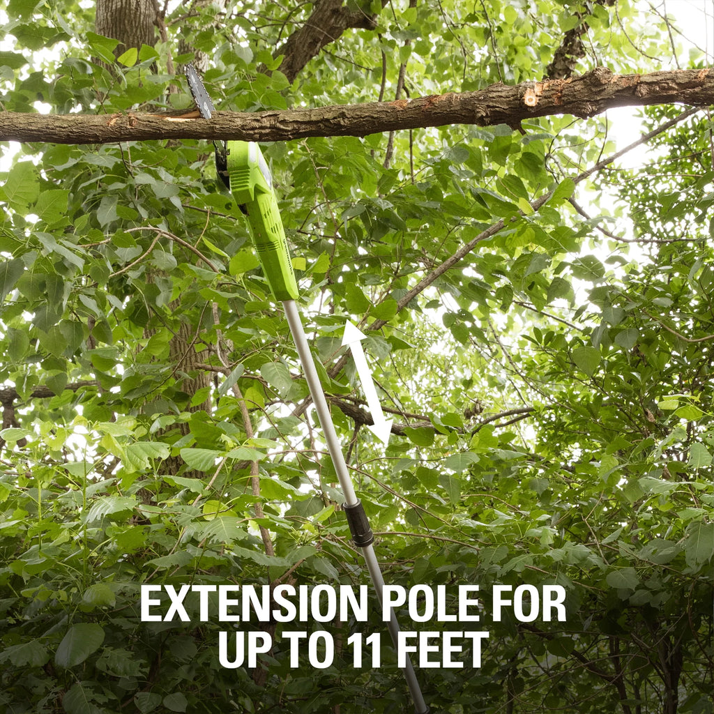 40V 8 Cordless Pole Saw with 2.0 Ah Battery and Charger U8476