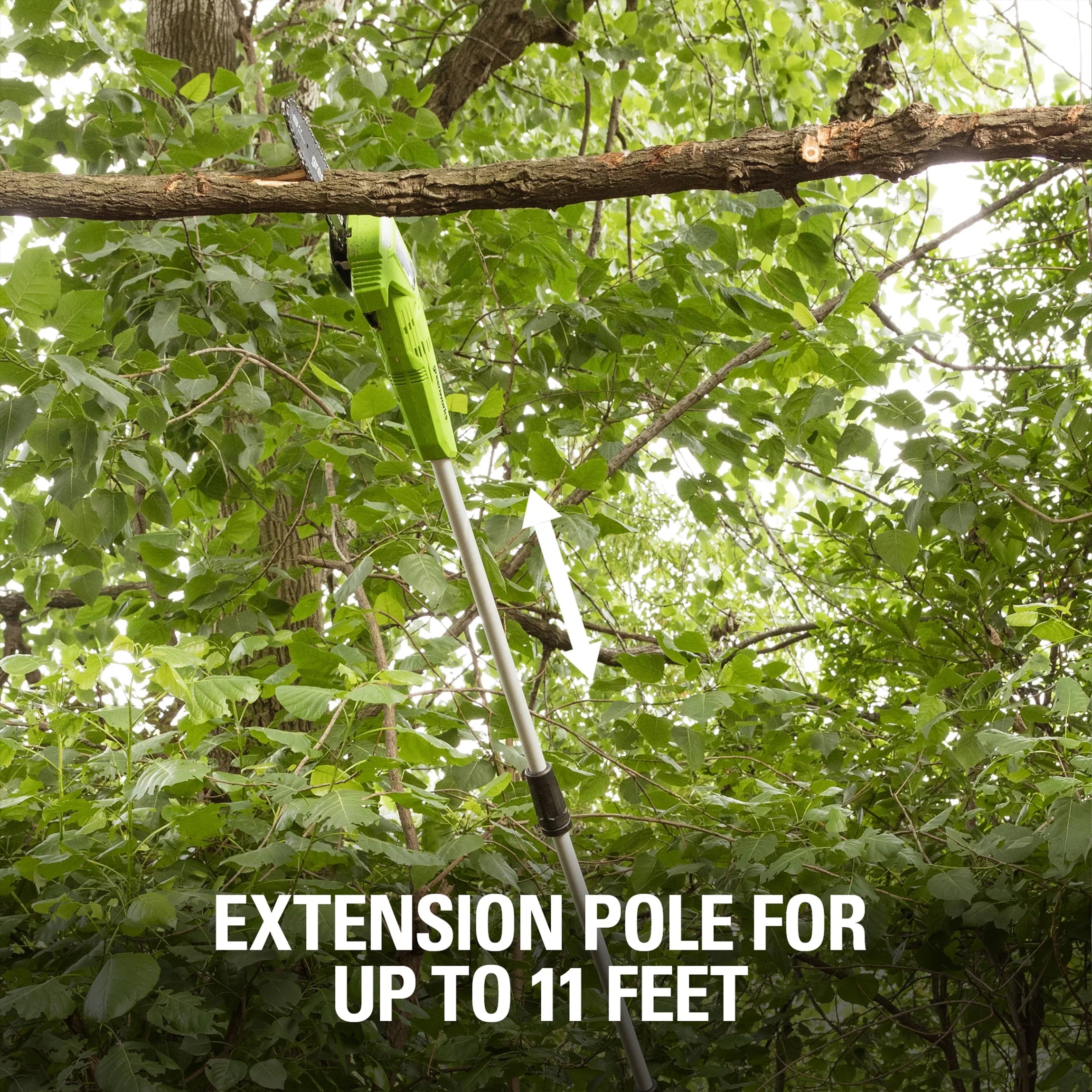 40V 8 Cordless Pole Saw with 2.0 Ah Battery and Charger U8476