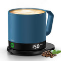 Self-Heating Coffee Mug with LED Display (Black – 14 oz) S58384