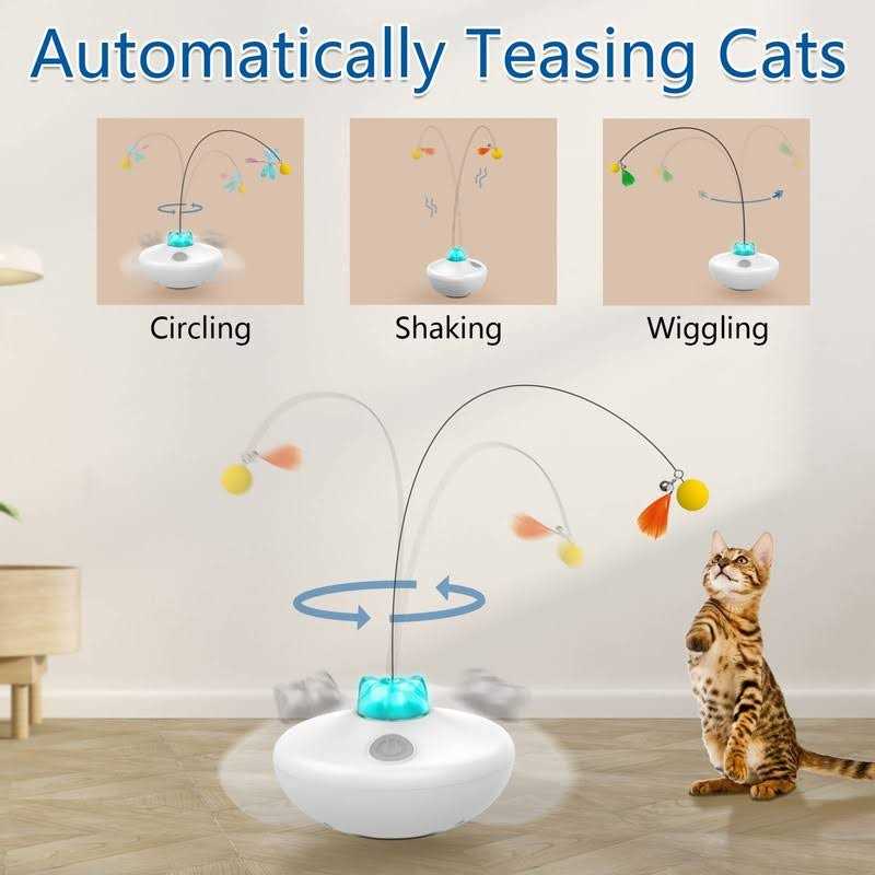 Interactive Cat Toys Rechargeable Cat Exercise Tumbler N72817