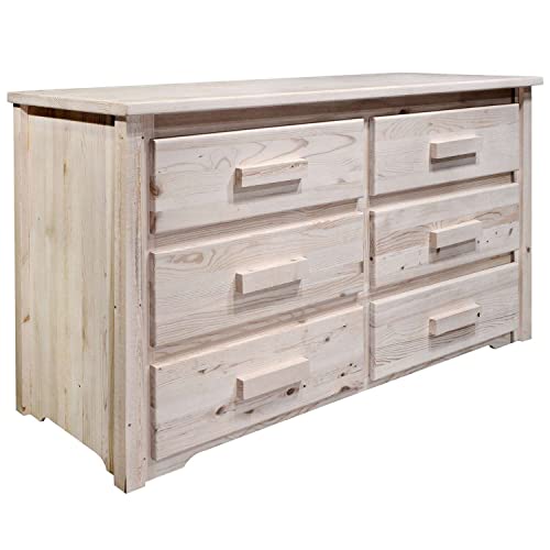 6 Drawer Unfinished Dresser T51534