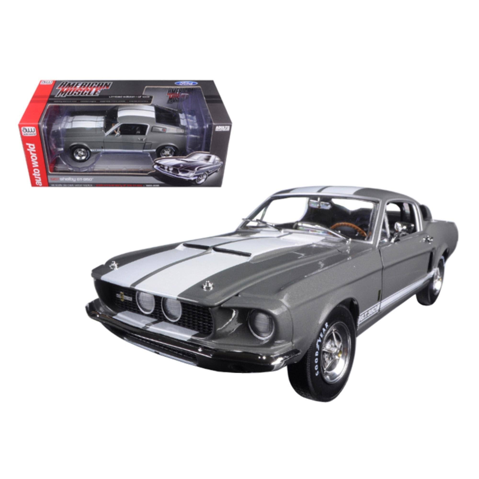Medium Gray Metallic 1/18 Ford Shelby Mustang Gt-350 U4636