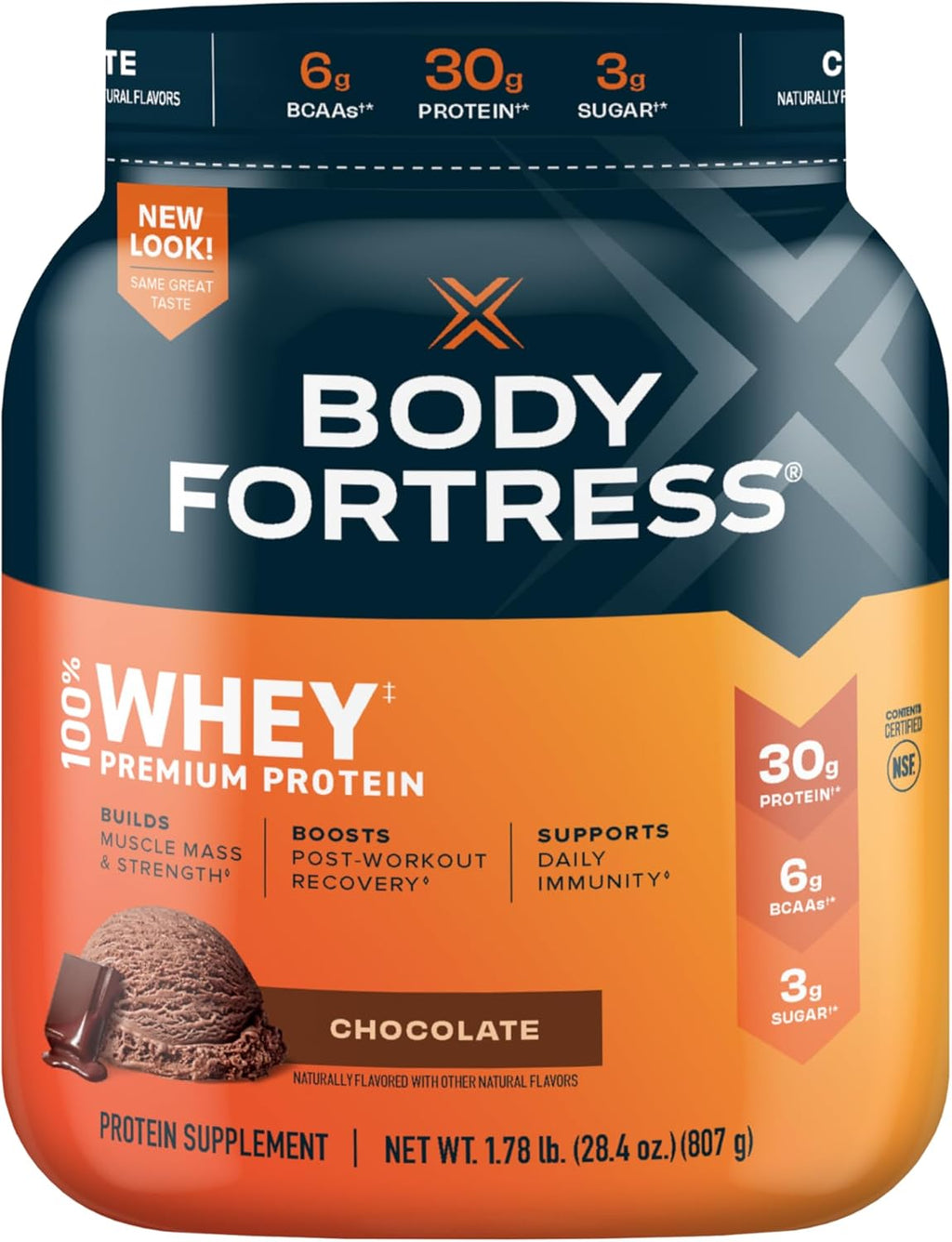 Chocolate Whey Protein Powder 1.78lbs & Creatine Monohydrate 60 Servings A7186