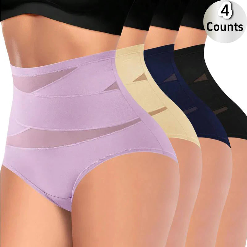 4-Pack High-Waist Shaping Panties O797