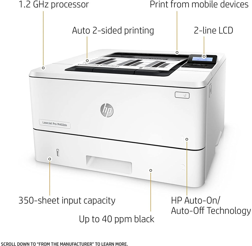 Laser Printer with Built-in Ethernet & Double-Sided Printing G310987