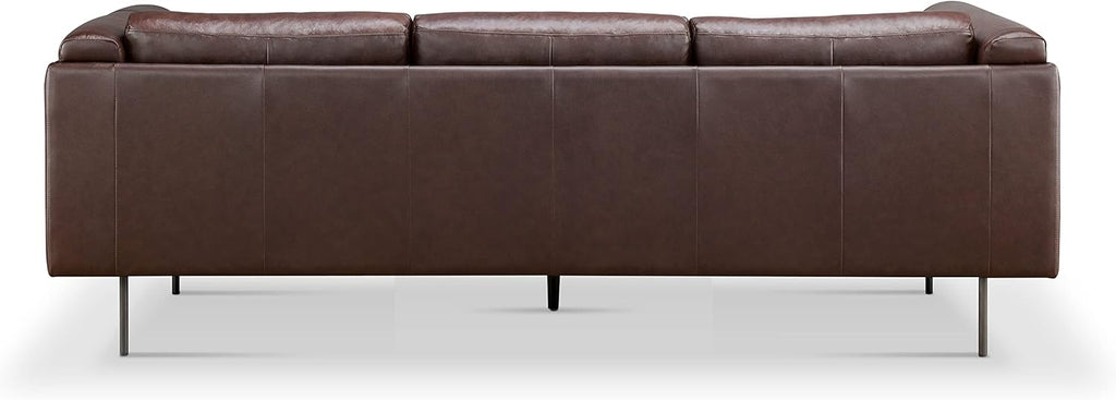 Brown Leather Sofa K6187