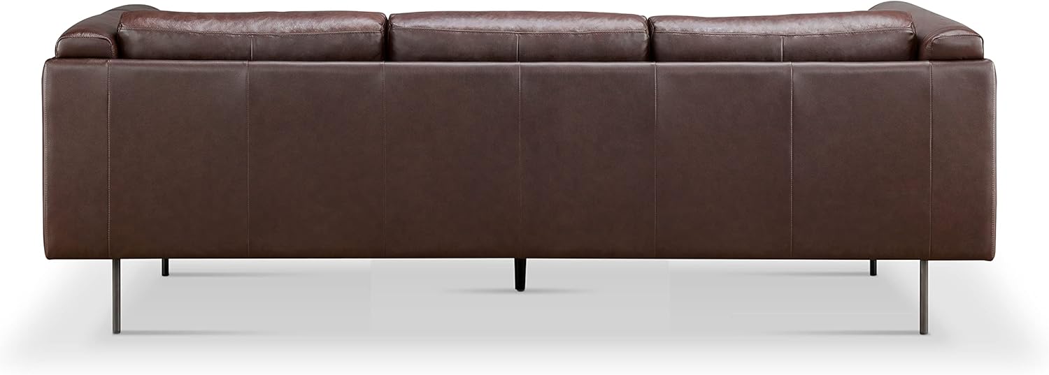 Brown Leather Sofa K6187