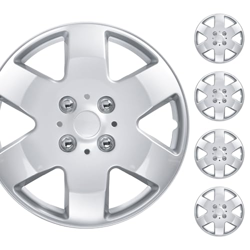 4-Pack 15 Inch Wheel Rim Cover Hubcaps Snap On Hub Cap Set C488373