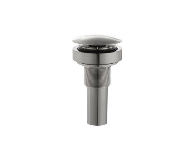 Drain with Mounting System - Satin Nickel O47185