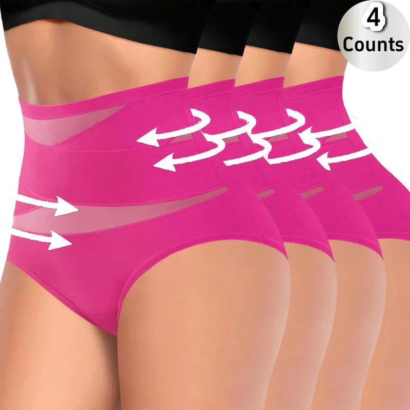 4-Pack High-Waist Shaping Panties O797