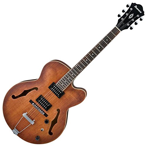 Tobacco Flat Hollowbody Electric Guitar O87101