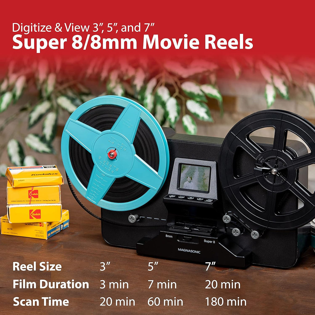 Super 8/8mm Film Scanner with 2.3 Screen T814708