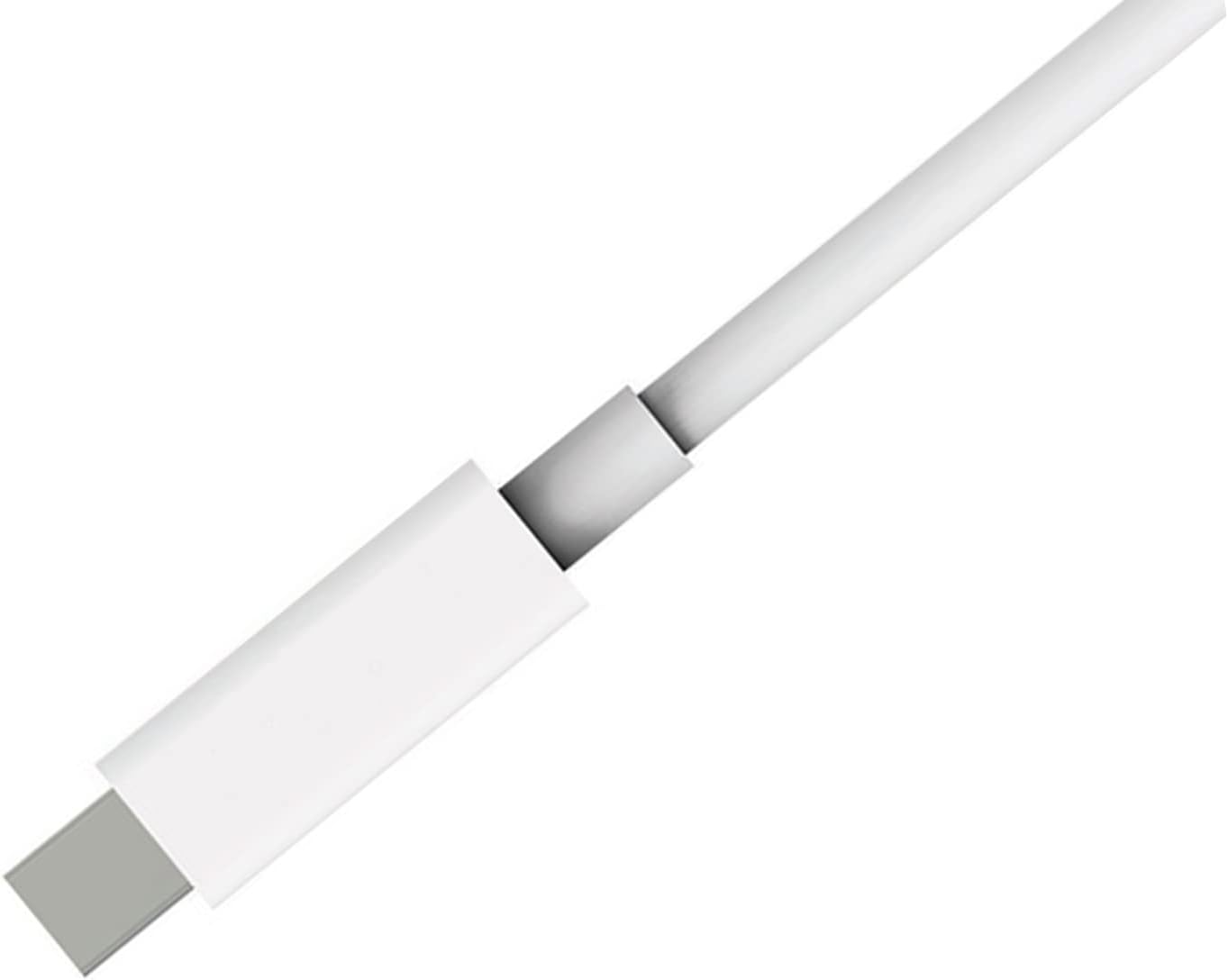 6.6ft White Thunderbolt 2 Cable D2863