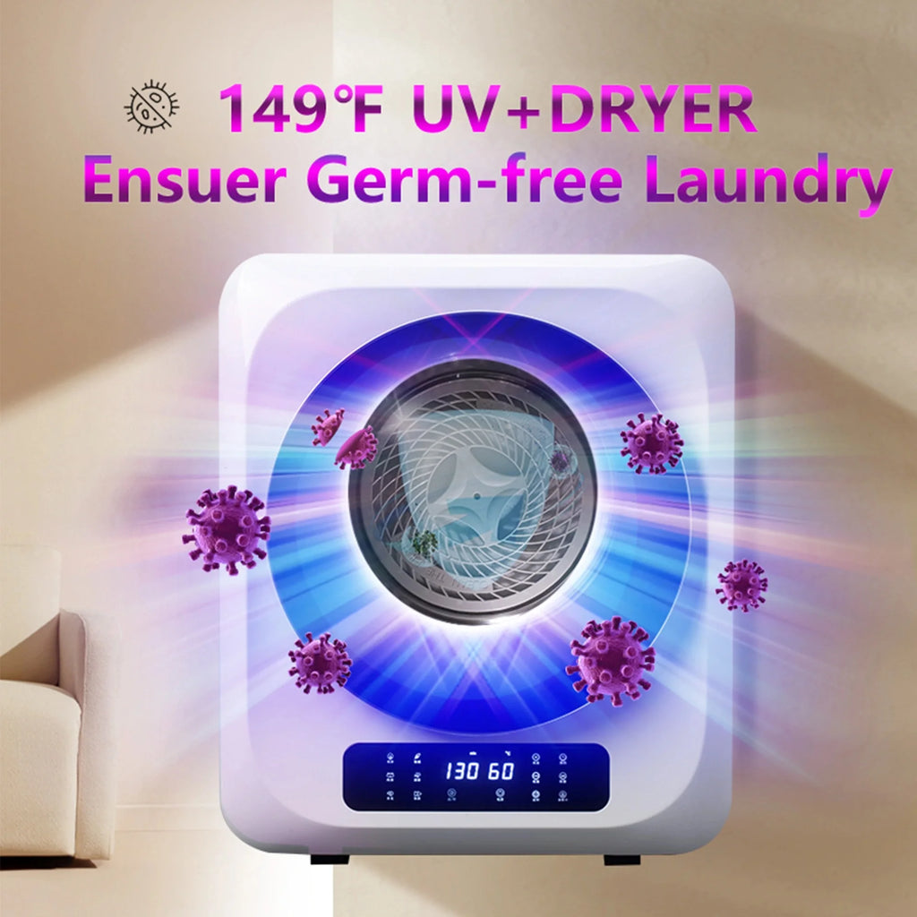 White 850W Portable Electric Cloth Dryer E8233