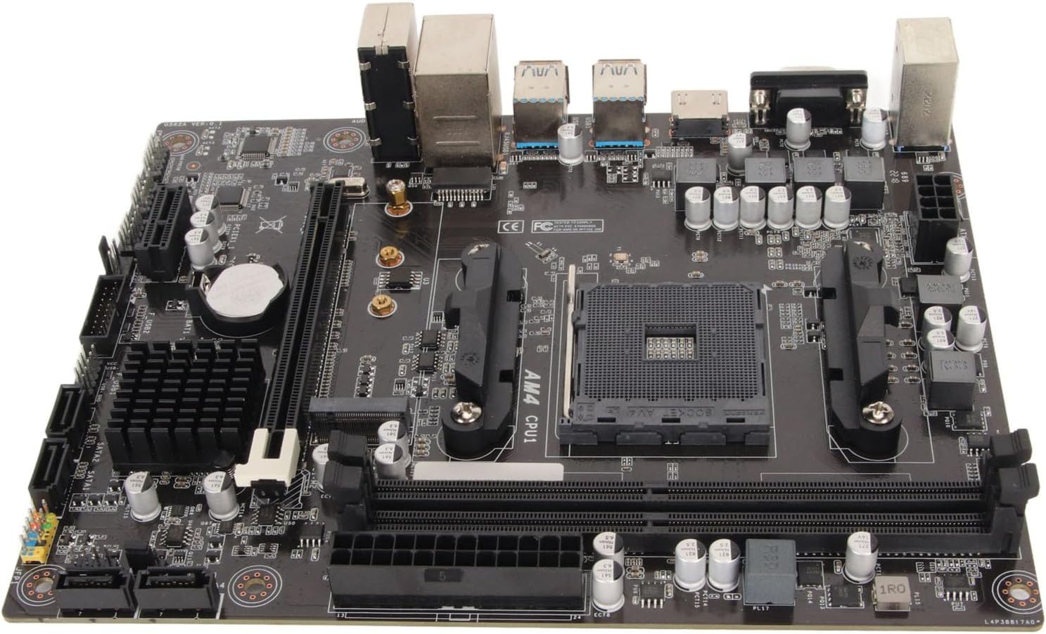AMD A520 M ATX Motherboard, AM4 M.2 NVME USB3.0 Dual Channel DDR4 Memory PCIe X16 SATA 6Gbs Desktop Motherboard Z980797