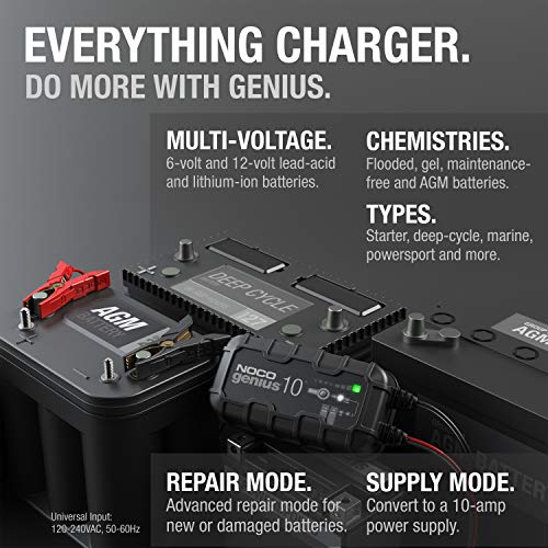 10A 6V/12V Smart Battery Charger L757646