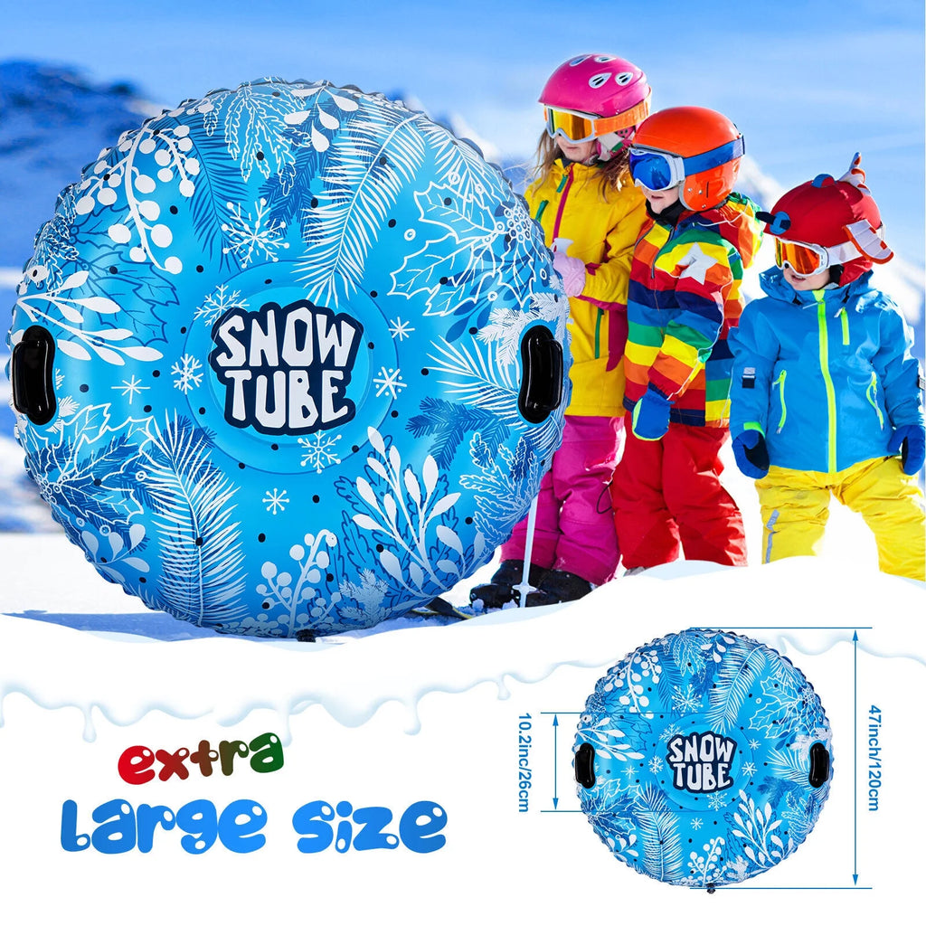 47-Inch Inflatable Snow Tube Sled L977301