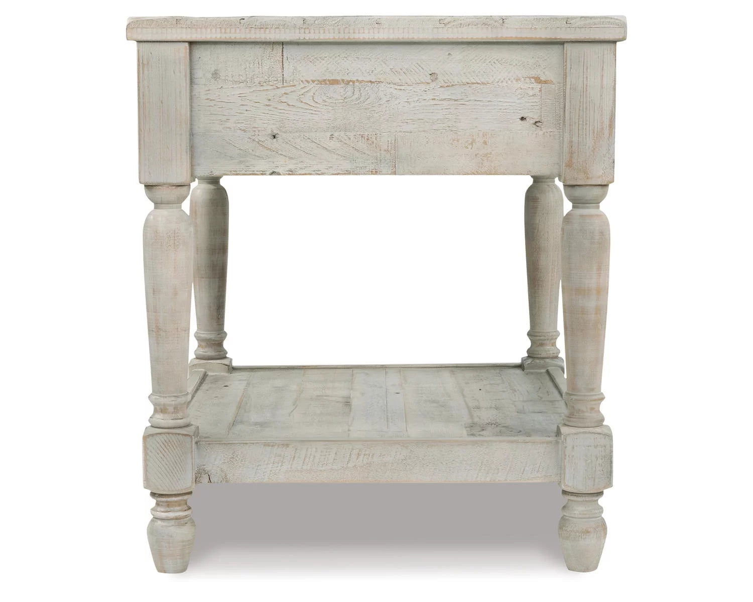 Whitewash End Table C535
