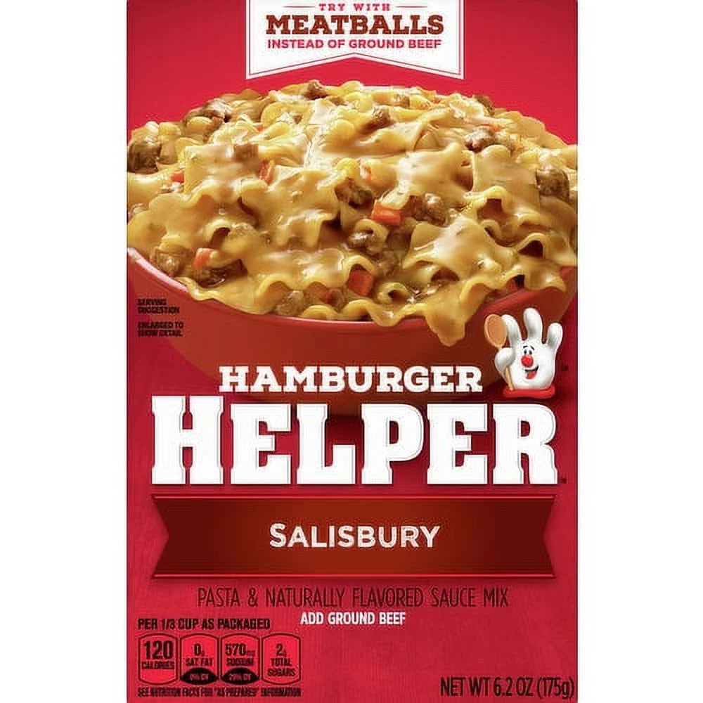 6.2 oz Salisbury Pasta & Sauce Mix, Quantity of 4 B180445