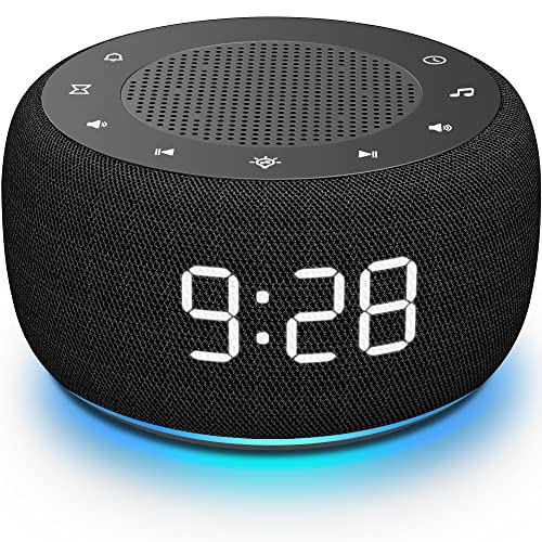 White Noise Machine with 18 Soothing Sounds, 7 Night Light, Sleep Timer W6164
