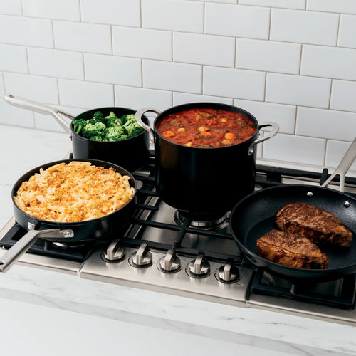 10-Piece NeverStick Cookware Set, Black V408