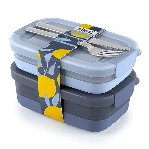 2-Pack Plastic Food Storage Container Bento Box Z925555