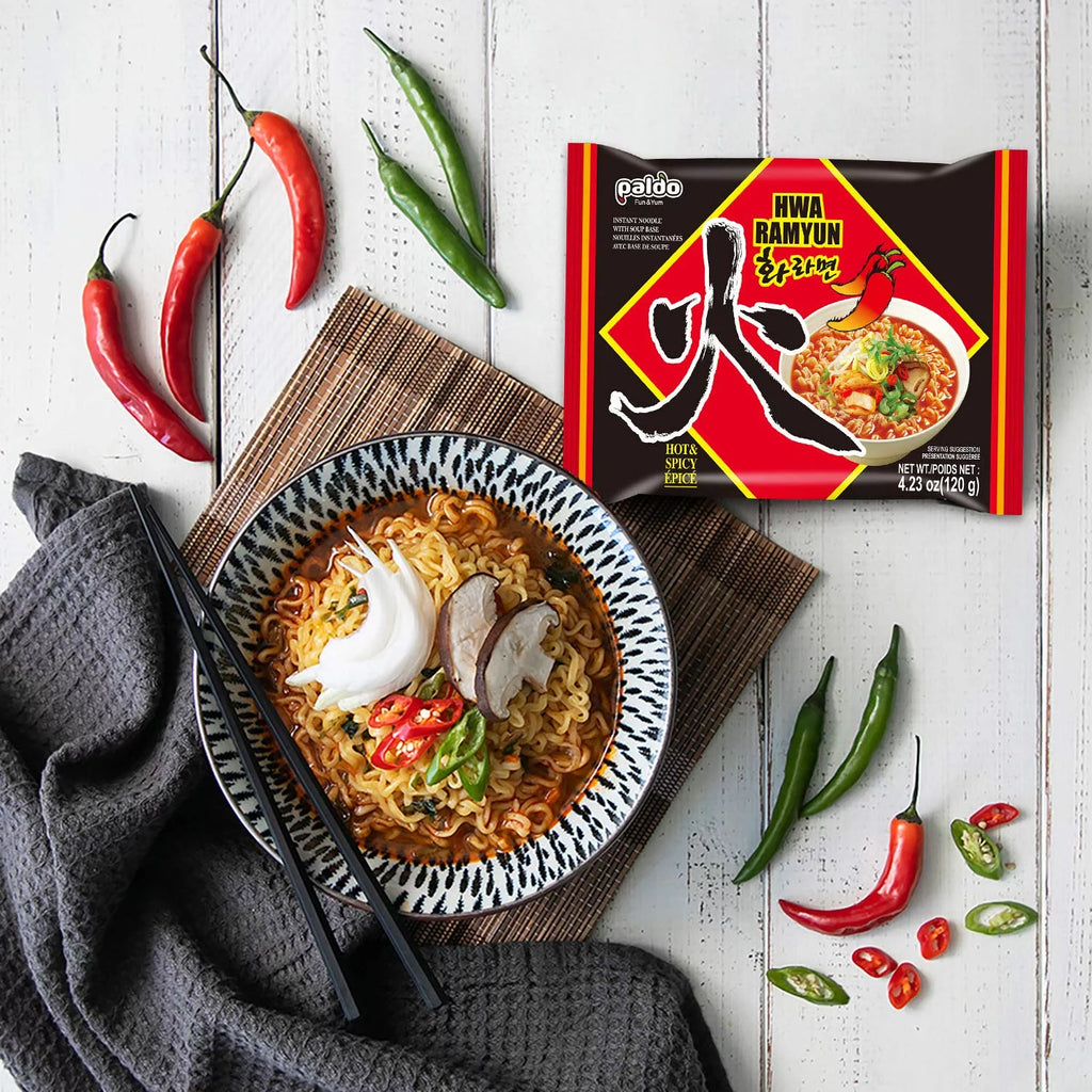 Extra Hot & Spicy Instant Noodles, 4.23 oz x 10 Pack M2611