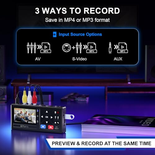 VHS to Digital Converter with Remote C882