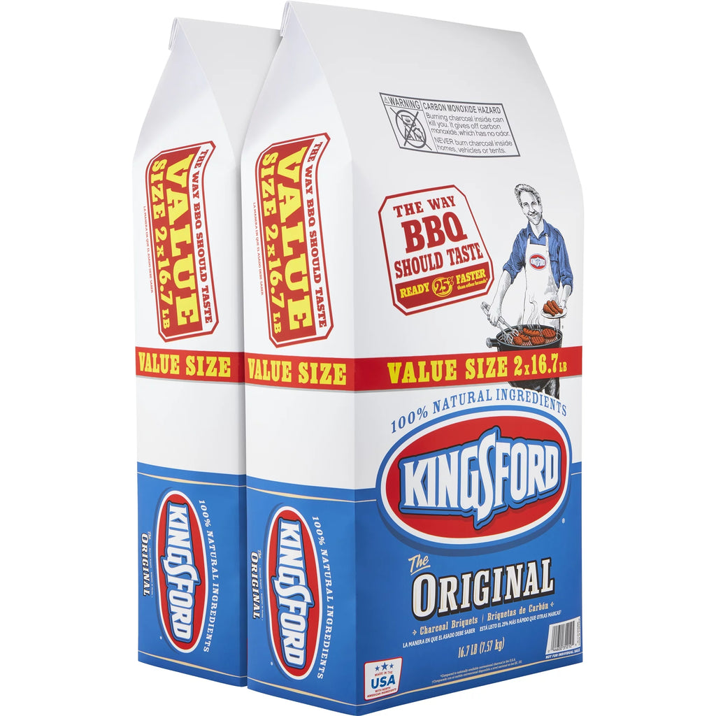Two 16.7 lb Bags Charcoal Briquettes M392