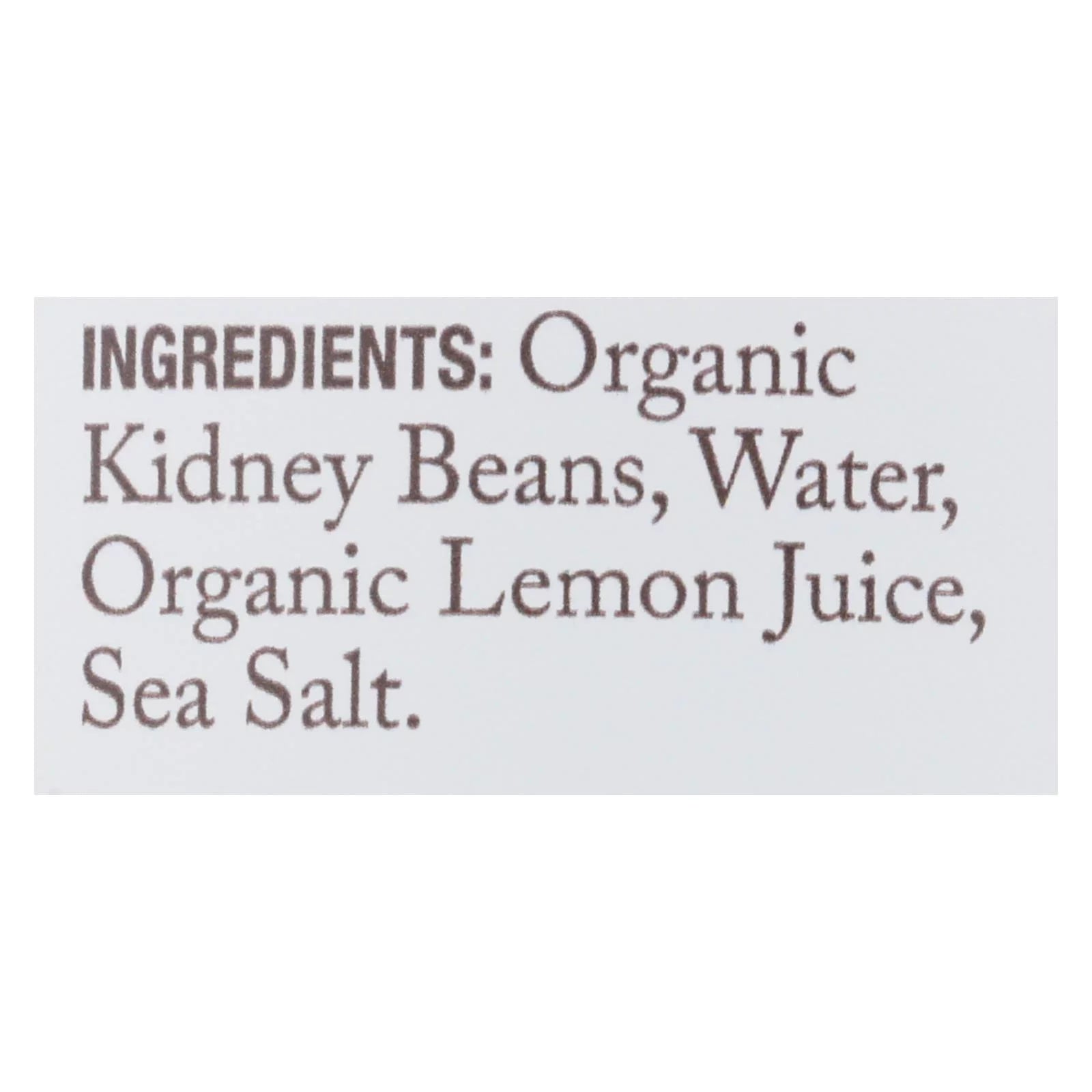 Organic Kidney Beans - Case of 6 - 13 OZ T742552