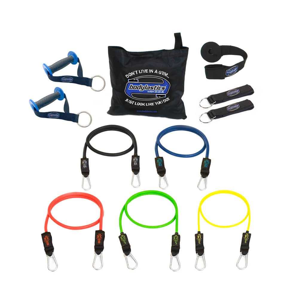 Resistance Band Set with Handles Ankle Straps J6192