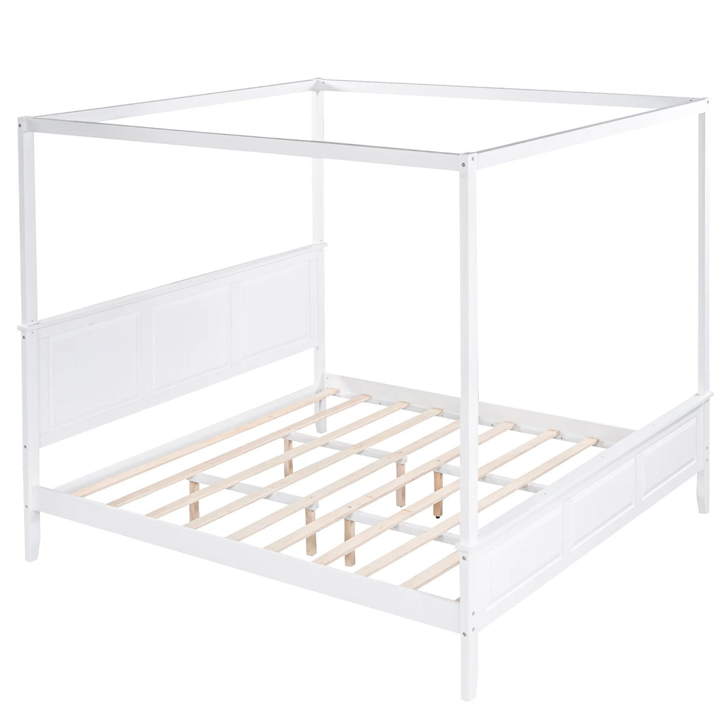 King Size Canopy Platform Bed M1788