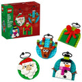 LEGO Christmas Ornament Selection Building Toys - Ages 6+ - 40744 V256231