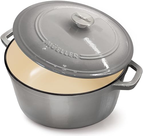 6qt Enameled Cast Iron Dutch Oven with Lid S3542