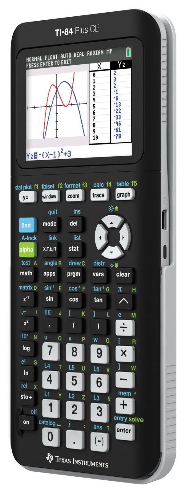 Black Graphing Calculator X7707