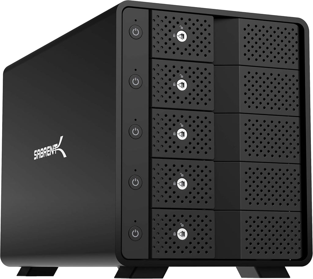 USB 3.0 to SATA Dual Bay External Hard Drive Docking Station for 2.5 or 3.5in HDD, SSD with Hard Drive Duplicator/Cloner Function H75740