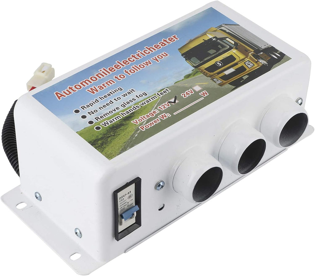 1000W 12V Portable Car Heater with 3 Air Outlet X66810