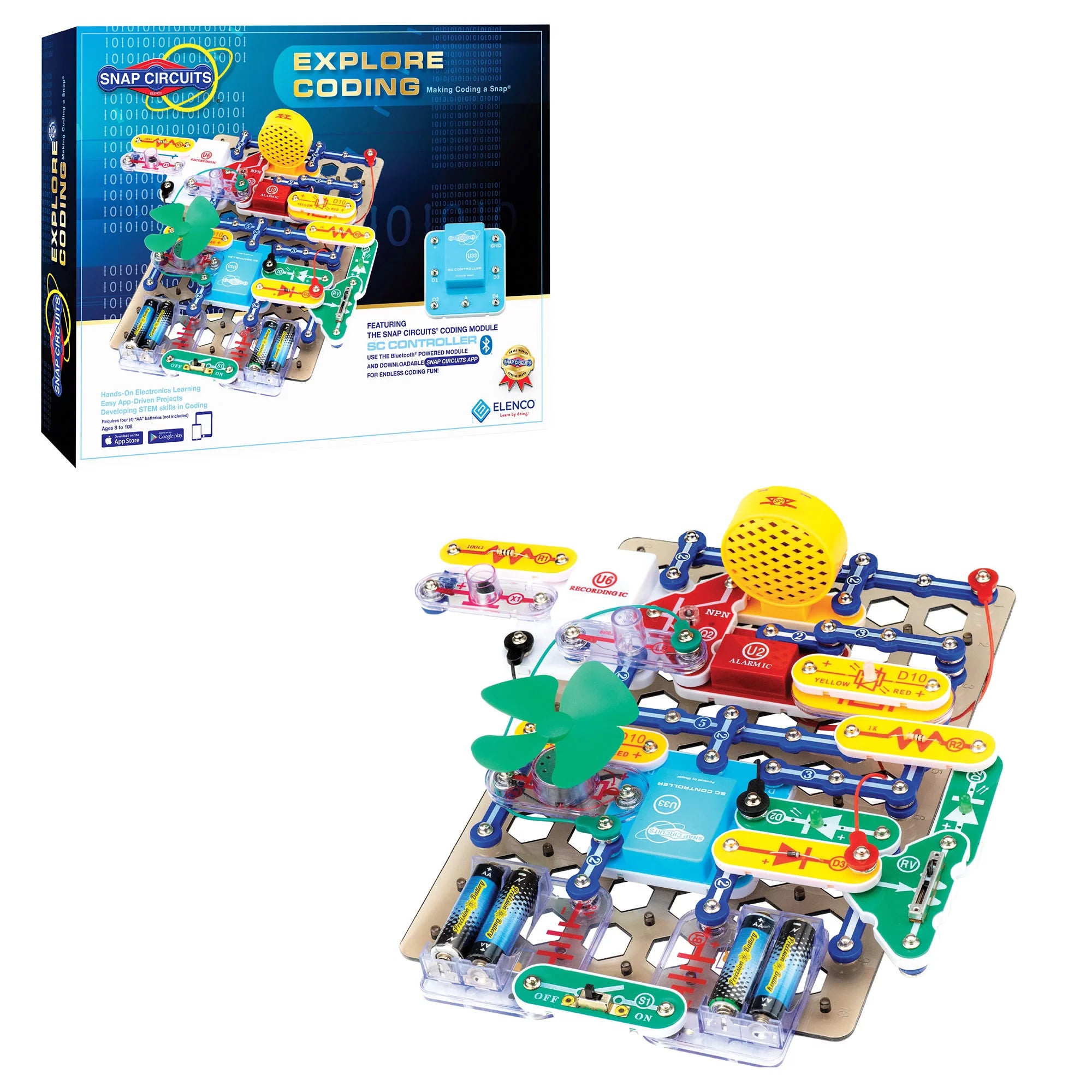 Snap Circuits Explore Coding STEM Building Toy U3101