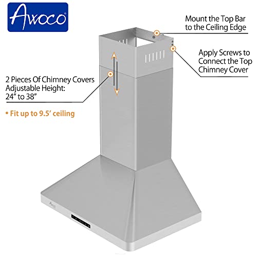 Stainless Steel Range Hood 900CFM M708508