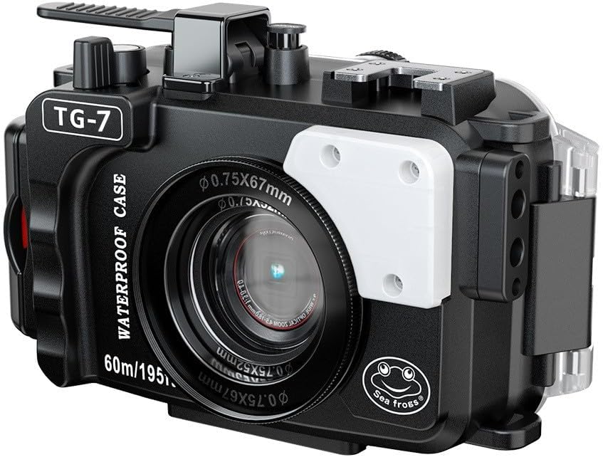 Black Underwater Camera Housing for TG-7 Z141