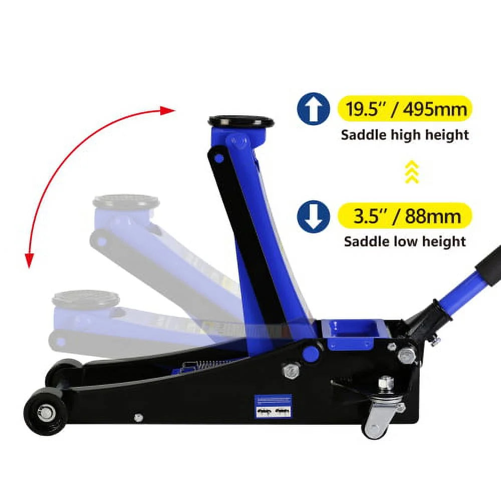 2.5 Ton Low Profile Steel Hydraulic Floor Jack Y26975
