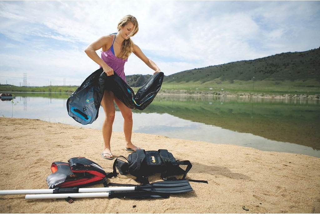 1-Person Inflatable Kayak with Hand Pump & Paddle Q21016